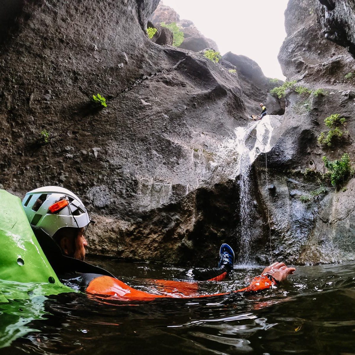 Canyoning Albarderos Ravine Tenerife