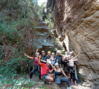 Canyoning The Upper River Ravine Tenerife. Advanced