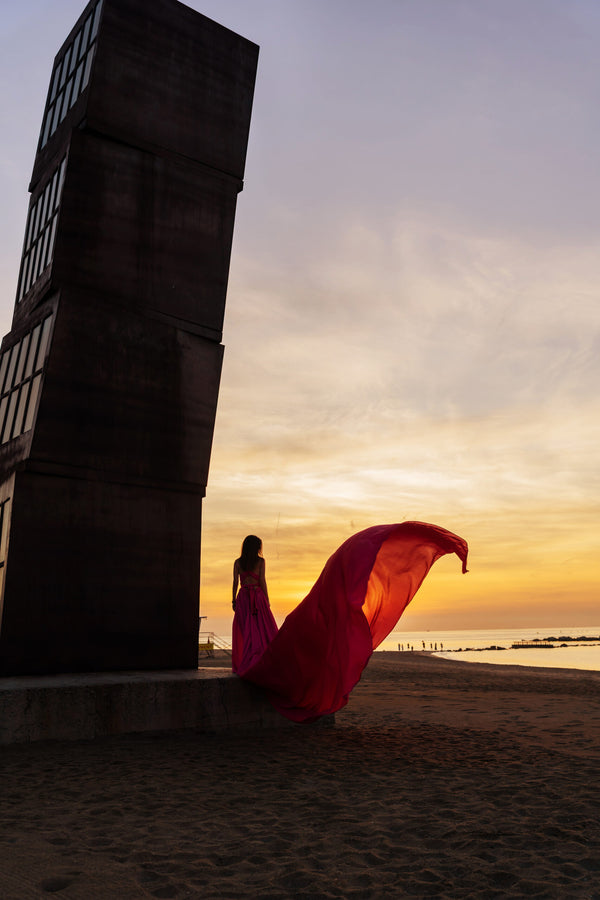 Magic Flying Dress Photoshoot