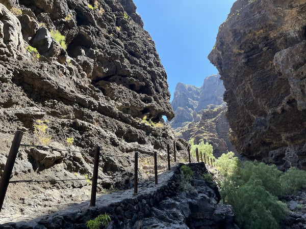 Canyoning in Tenerife, The Barranco de los Arcos. Beginner