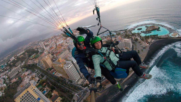 Let's Fly Paragliding in Tenerife.Basic Flight 800m